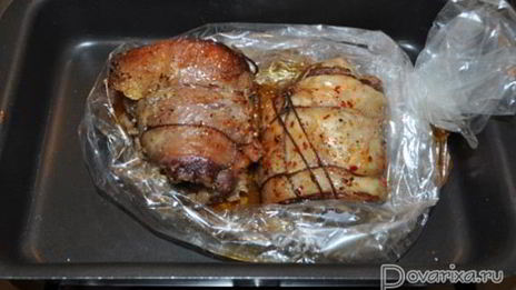 рулет из говяжьей пашины в духовке