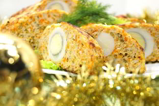 Рулет из курицы Рождественский