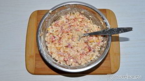 рулет из лаваша с крабовой начинкой