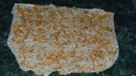 рулет из лаваша с куриной грудкой