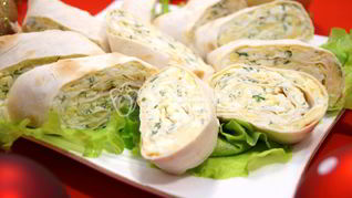 Рулет из лаваша с сыром