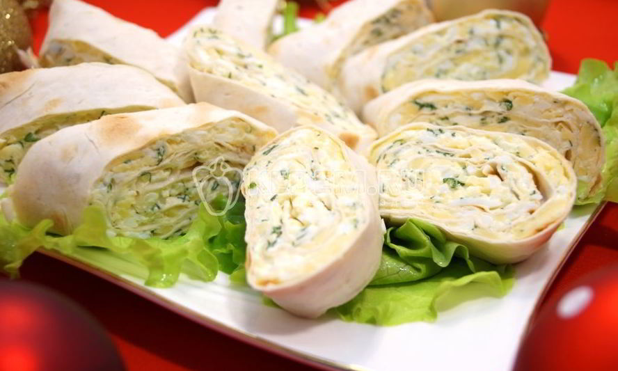 Рецепт рулета из лаваша с сыром