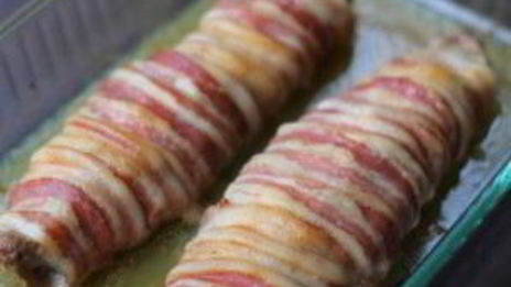 рулет из свинины с сыром