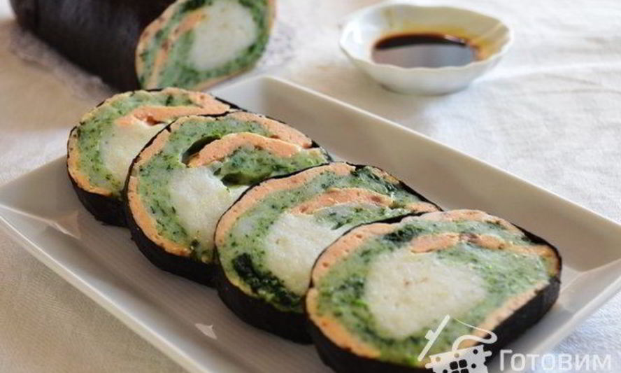 Рецепт рулета рыбного в нори