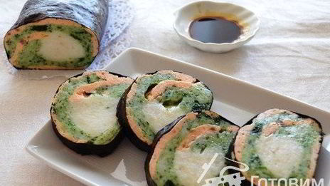 рулет рыбный в нори