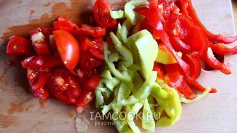 рулет с овощами