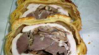 Рулет Сердечный поросенок