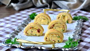 Рулетики из кабачка