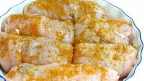 рулетики из курицы с грибами