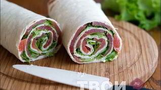 Рулетики с семгой