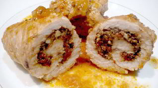 Рулеты из грудки индейки Зигзаг удачи