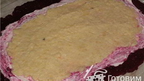 салат-рулет селедка под шубкой