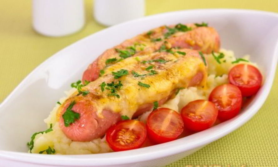 Рецепт сосисок с сыром