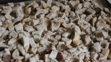 ароматные ржаные сухарики