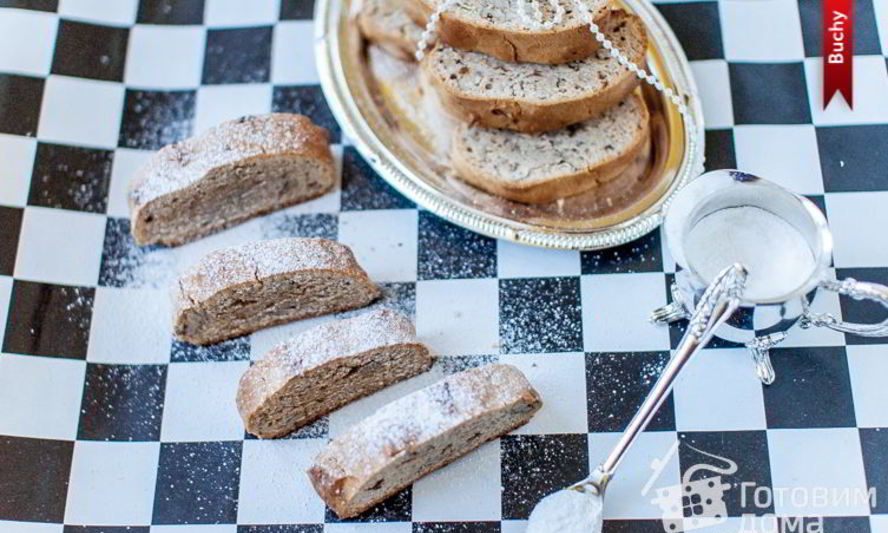 Рецепт медовых сухариков с грецкими орехами