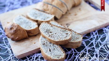 медовые сухарики с грецкими орехами