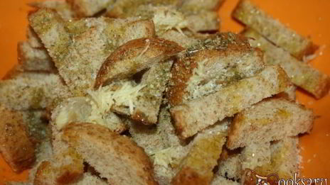 пшеничные сухарики с сыром