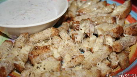 пшеничные сухарики с сыром