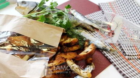 сухарики к пиву с куркумой и пряными травами