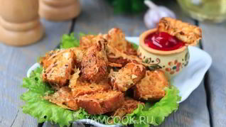 Сухарики с сыром в духовке