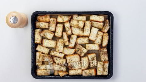 сухарики с сыром в духовке