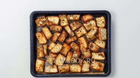 сухарики с сыром в духовке