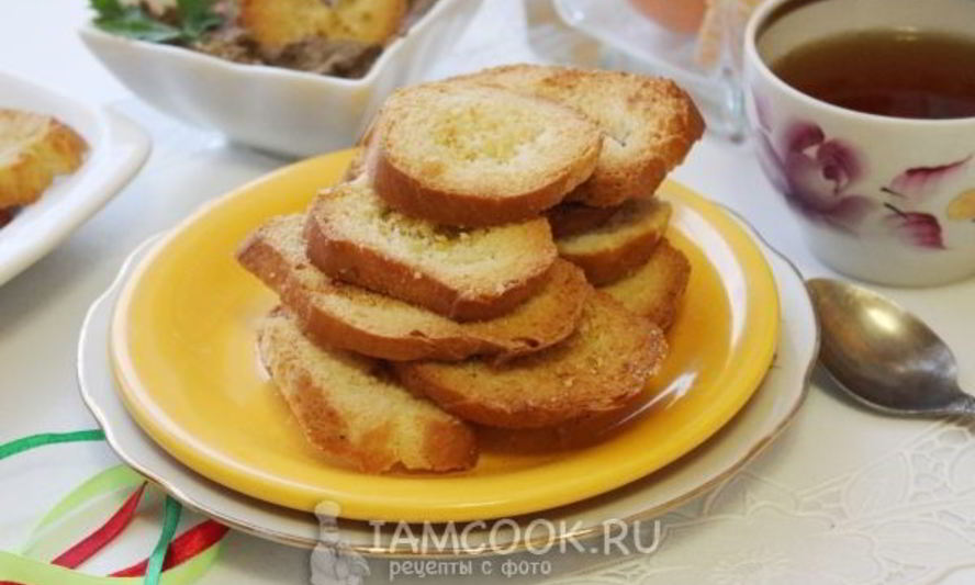 Рецепт сухариков закусочных