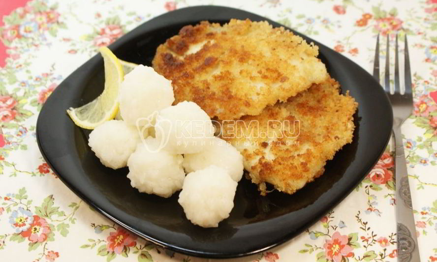 Рецепт тилапии в сухариках