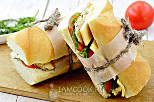 Сэндвич с курицей