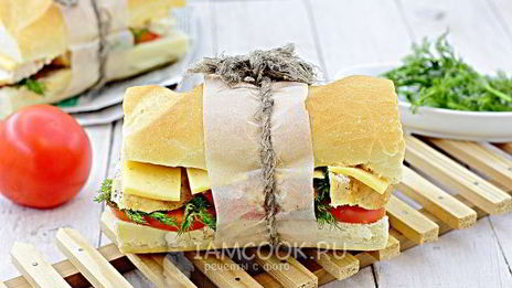 сэндвич с курицей