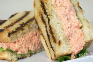 Сэндвич с лососем