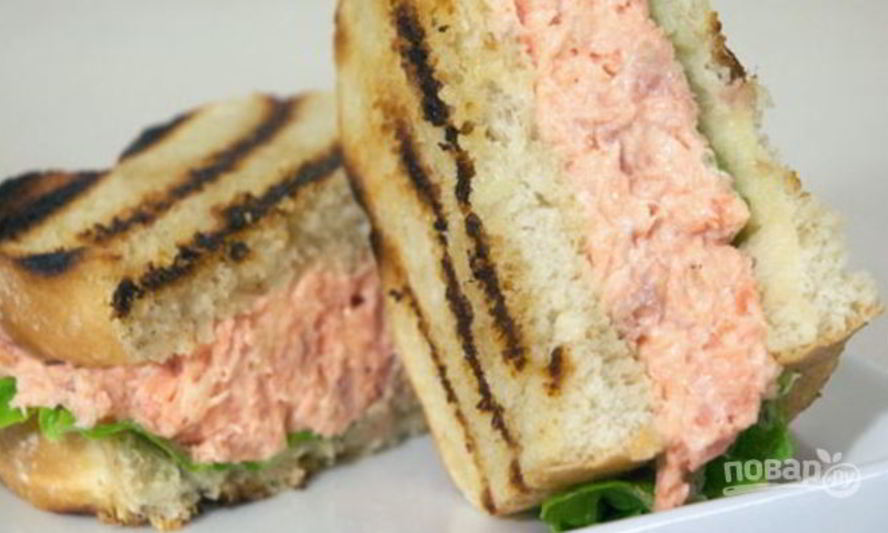 Рецепт сэндвича с лососем