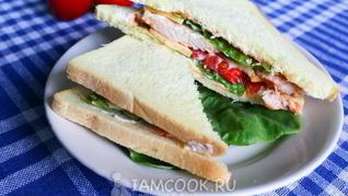 Сэндвич со свининой