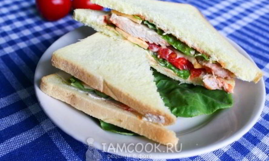 Рецепт сэндвича со свининой