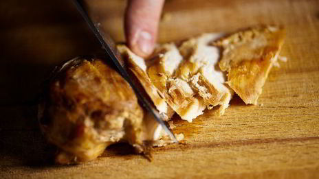 теплый сэндвич с куриной грудкой