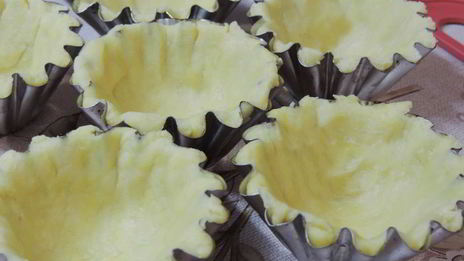 тарталетки с грибами