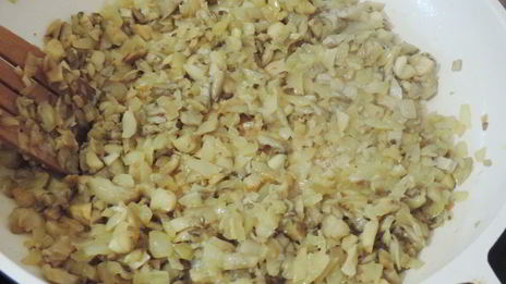 тарталетки с грибами