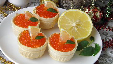 Закуски в тарталетках