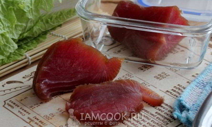 Рецепт тунца маринованного