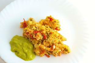 Яичница с помидорами