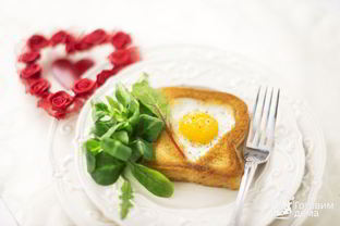 Яичница в хлебе