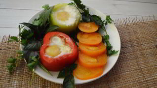 Яичница в перце