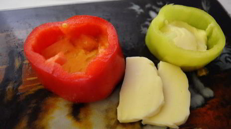 яичница в перце