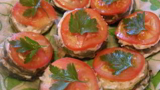 Закуска из кабачка с сыром