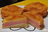 Закуска из сыра с ветчиной во фритюре