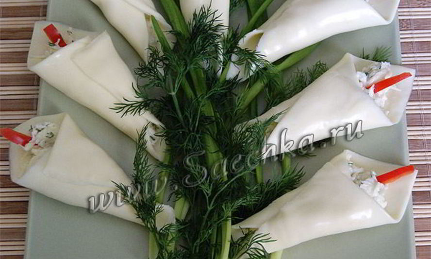 Рецепт закуски каллы