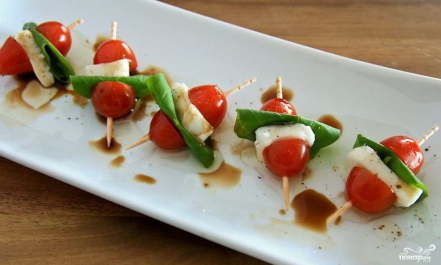 Рецепт закуски капрезе