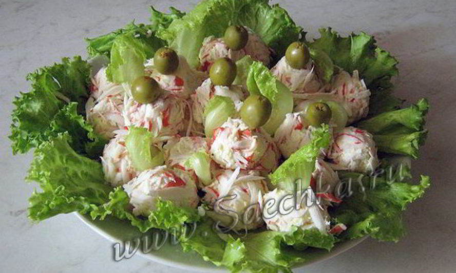 Рецепт закуски коралловый риф