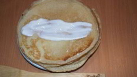 закуска с блинами