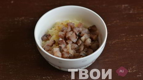 закуска с сельдью